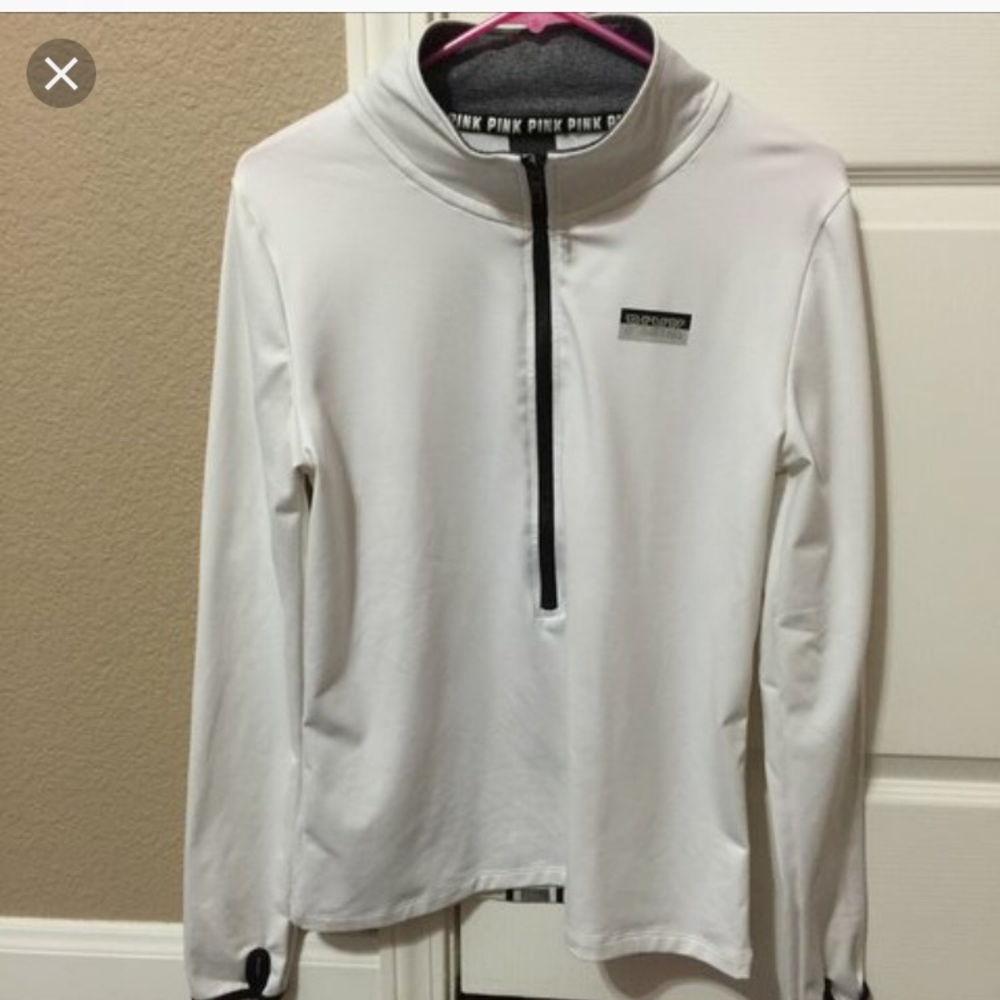 white PINK sweatshirt